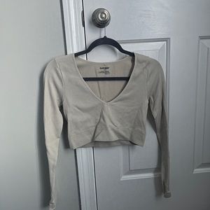 Tan/cream Garage Top (seamless) size M
